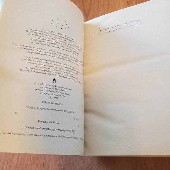 Harry Potter and the Order of the Phoenix by J. K. Rowling, Paperback Book - Picture 4 of 14